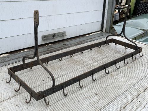 19TH CENTURY BLACKSMITH MADE HANGING GAME HOOKS - ADDITIONAL PHOTO 2