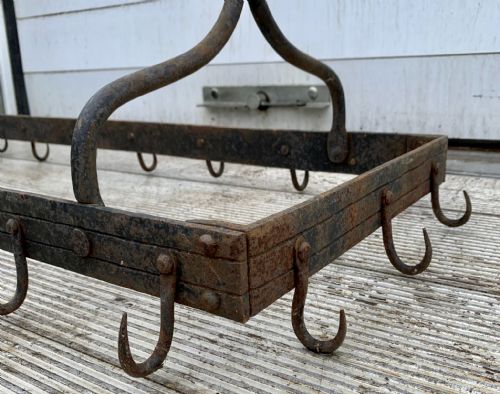 19TH CENTURY BLACKSMITH MADE HANGING GAME HOOKS - ADDITIONAL PHOTO 6