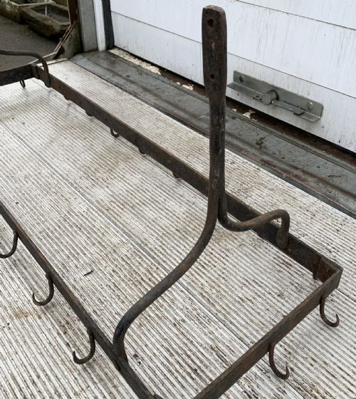 19TH CENTURY BLACKSMITH MADE HANGING GAME HOOKS - ADDITIONAL PHOTO 7