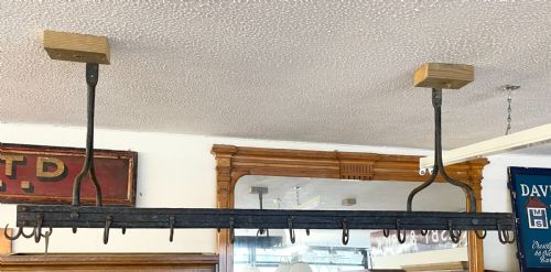 19TH CENTURY BLACKSMITH MADE HANGING GAME HOOKS - ADDITIONAL PHOTO 9