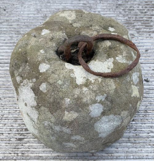 19TH CENTURY CHEESE PRESS WEIGHT - ADDITIONAL PHOTO 1