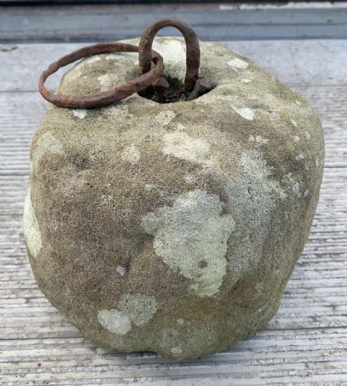 19TH CENTURY CHEESE PRESS WEIGHT - ADDITIONAL PHOTO 2