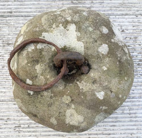 19TH CENTURY CHEESE PRESS WEIGHT - ADDITIONAL PHOTO 3