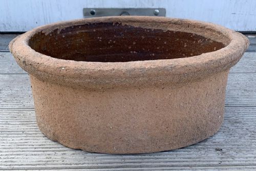 19TH CENTURY TERRACOTTA SALTER WITH GLAZED INTERIOR MADE IN NORTH DEVON - ADDITIONAL PHOTO 1