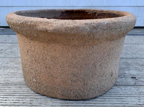 19TH CENTURY TERRACOTTA SALTER WITH GLAZED INTERIOR MADE IN NORTH DEVON - ADDITIONAL PHOTO 3