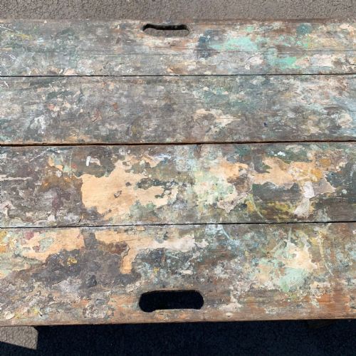 EARLY 20TH CENTURY DECORATOR'S TRESTLE TABLE - ADDITIONAL PHOTO 6