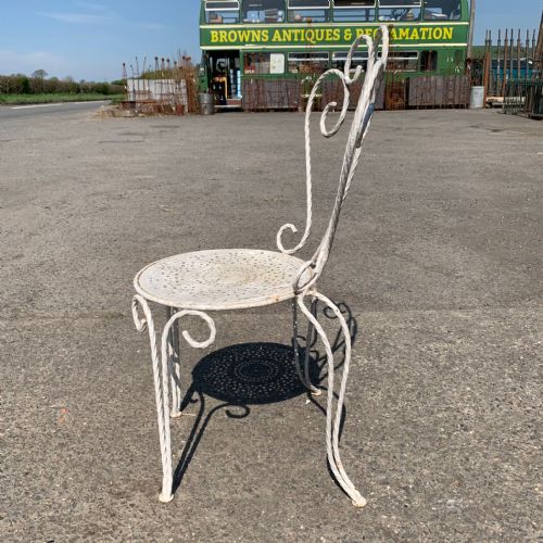 FRENCH 1930'S PATIO TABLE AND 4 CHAIRS GF138 - ADDITIONAL PHOTO 5