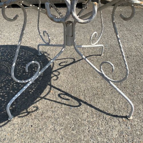 FRENCH 1930'S PATIO TABLE AND 4 CHAIRS GF138 - ADDITIONAL PHOTO 8