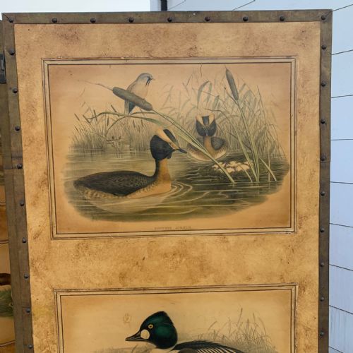1920'S 3 FOLD SCREEN DECORATED SOLD - ADDITIONAL PHOTO 3