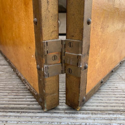 1920'S 3 FOLD SCREEN DECORATED SOLD - ADDITIONAL PHOTO 4
