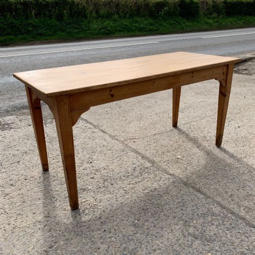CIRCA 1900 PINE KITCHEN TABLE - ADDITIONAL PHOTO 3