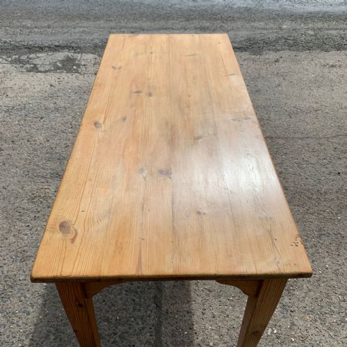 CIRCA 1900 PINE KITCHEN TABLE - ADDITIONAL PHOTO 5