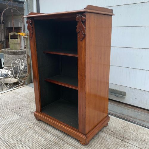 EARLY VICTORIAN MAHOGANY DWARF BOOKCASE RESERVED - ADDITIONAL PHOTO 1