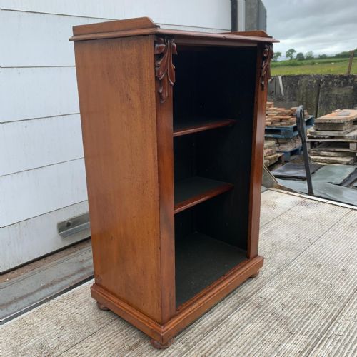 EARLY VICTORIAN MAHOGANY DWARF BOOKCASE RESERVED - ADDITIONAL PHOTO 4