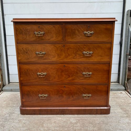 victorian mahogany chest of drawers - CATEGORY: ANTIQUE CHEST OF DRAWERS - DATED VICTORIAN