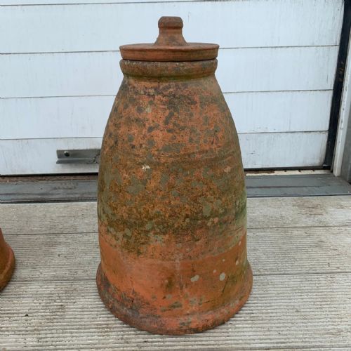 PAIR OF EARLY 19TH CENTURY RHUBARB FORCERS WITH ORIGINAL LIDS - ADDITIONAL PHOTO 5