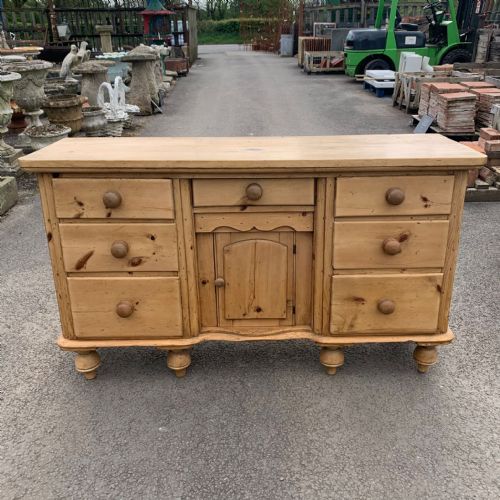 victorian pine lancashire dresser base - CATEGORY: ANTIQUE SIDEBOARDS - DATED VICTORIAN
