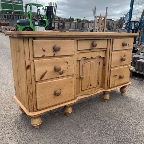 VICTORIAN PINE LANCASHIRE DRESSER BASE - ADDITIONAL PHOTO 1