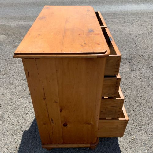 VICTORIAN PINE 23 CHEST OF DRAWERS - ADDITIONAL PHOTO 2