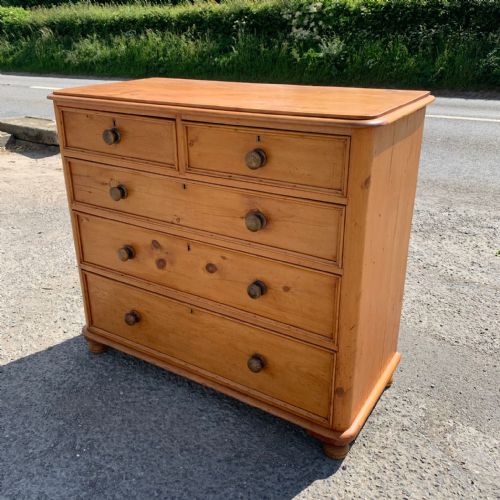 VICTORIAN PINE 23 CHEST OF DRAWERS - ADDITIONAL PHOTO 5