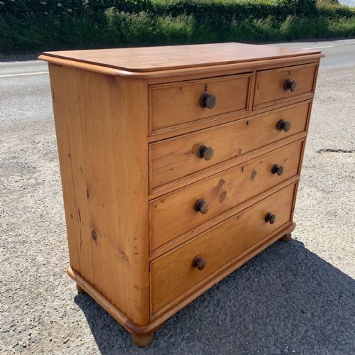 VICTORIAN PINE 23 CHEST OF DRAWERS - ADDITIONAL PHOTO 7