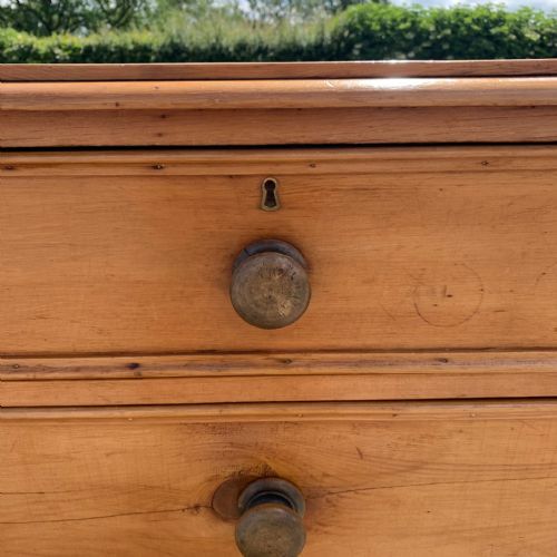 VICTORIAN PINE 23 CHEST OF DRAWERS - ADDITIONAL PHOTO 8