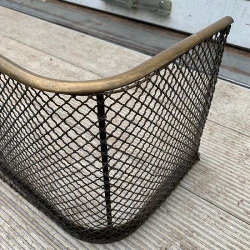 VICTORIAN BRASS IRON FENDER FIRE GUARD - ADDITIONAL PHOTO 4