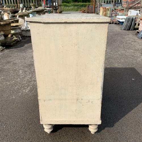 EARLY VICTORIAN PINE CHEST OF 3 LONG DRAWERS - ADDITIONAL PHOTO 6