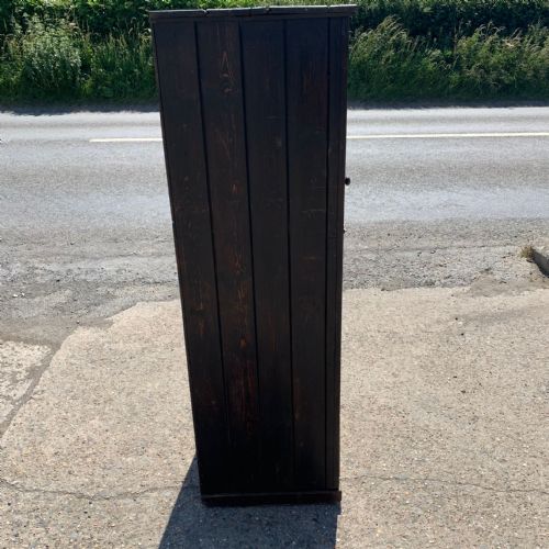 C1900 PINE LARDER CUPBOARD IN ORIGINAL PAINT - ADDITIONAL PHOTO 5