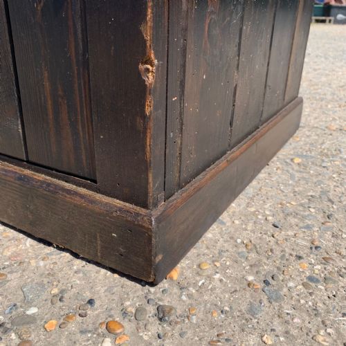 C1900 PINE LARDER CUPBOARD IN ORIGINAL PAINT - ADDITIONAL PHOTO 6