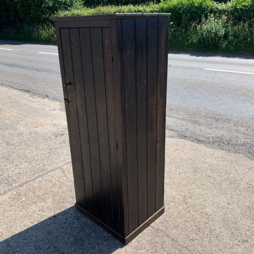 C1900 PINE LARDER CUPBOARD IN ORIGINAL PAINT - ADDITIONAL PHOTO 7