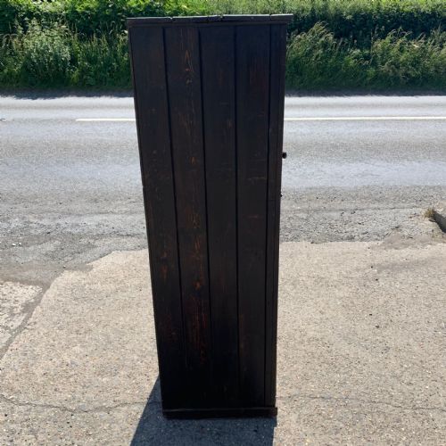 C1900 PINE LARDER CUPBOARD IN ORIGINAL PAINT - ADDITIONAL PHOTO 8