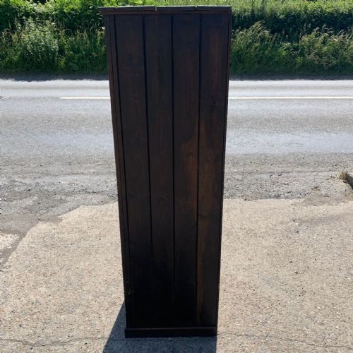 C1900 PINE LARDER CUPBOARD IN ORIGINAL PAINT - ADDITIONAL PHOTO 9