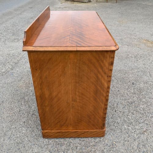 VICTORIAN MAHOGANY 22 CHEST OF DRAWERS WITH ORIGINAL TURNED KNOBS COMPLETE WITH KEY C285 - ADDITIONAL PHOTO 3