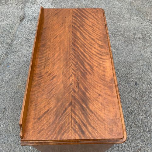 VICTORIAN MAHOGANY 22 CHEST OF DRAWERS WITH ORIGINAL TURNED KNOBS COMPLETE WITH KEY C285 - ADDITIONAL PHOTO 6