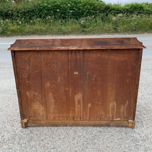 VICTORIAN MAHOGANY 22 CHEST OF DRAWERS WITH ORIGINAL TURNED KNOBS COMPLETE WITH KEY C285 - ADDITIONAL PHOTO 8