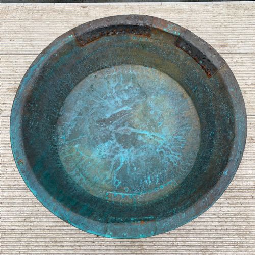 19th century copper bowl - CATEGORY: ANTIQUE METAL - DATED 19TH CENTURY