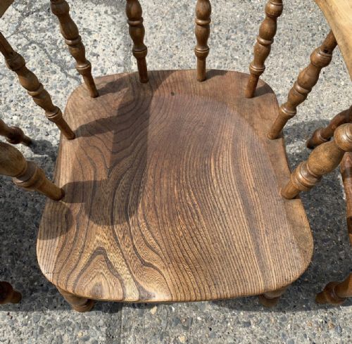 SET OF 8 VICTORIAN BOW CHAIRS - ADDITIONAL PHOTO 13