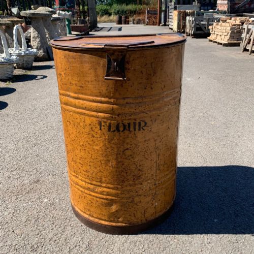 circa 1900 edwardian flour bin - CATEGORY: ANTIQUE MISCELLANEOUS - DATED EDWARDIAN