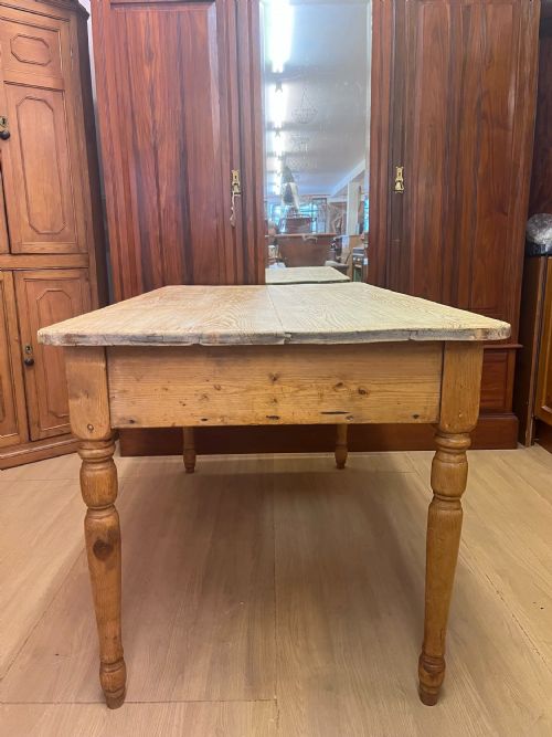 VICTORIAN PINE SCRUB TOP TABLE - ADDITIONAL PHOTO 3