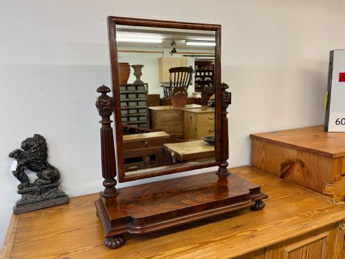 william iv 1830 mahogany dressing table toilet mirror reserved - CATEGORY: ANTIQUE MIRRORS - DATED 1800