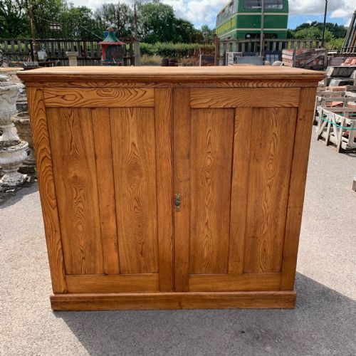 victorian school cupboard made from sycamore - CATEGORY: ANTIQUE CUPBOARDS - DATED VICTORIAN