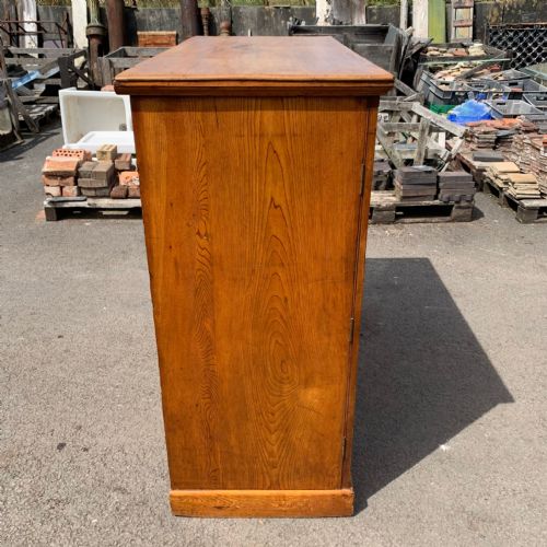 VICTORIAN SCHOOL CUPBOARD MADE FROM SYCAMORE - ADDITIONAL PHOTO 1