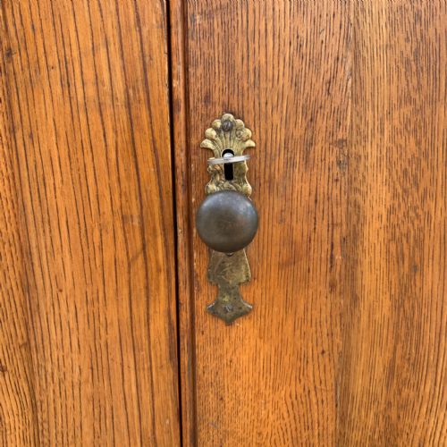 VICTORIAN SCHOOL CUPBOARD MADE FROM SYCAMORE - ADDITIONAL PHOTO 9