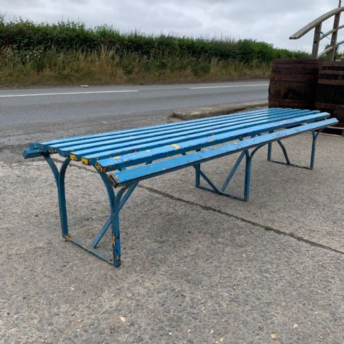 1920'S HEAVY STATION BENCH - ADDITIONAL PHOTO 1