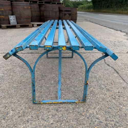 1920'S HEAVY STATION BENCH - ADDITIONAL PHOTO 3