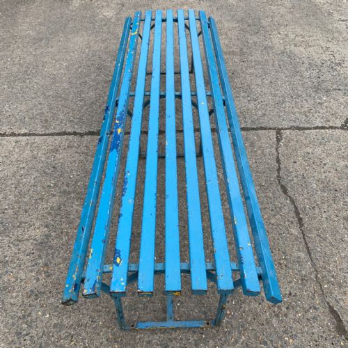 1920'S HEAVY STATION BENCH - ADDITIONAL PHOTO 6