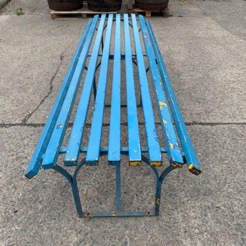 1920'S HEAVY STATION BENCH - ADDITIONAL PHOTO 7