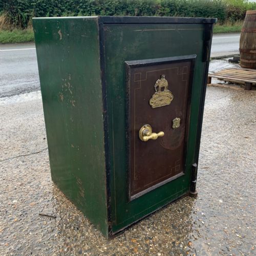 CIRCA 1900 MIDLAND SAFE IN ORIGINAL PAINT - ADDITIONAL PHOTO 5