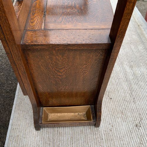 1920'S OAK HALL SEAT - ADDITIONAL PHOTO 3